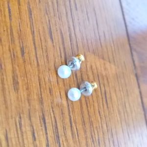 Pearl earrings